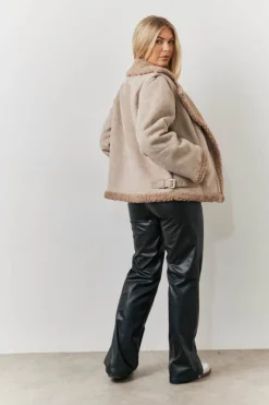 Online In The Style 2 In 1 Aviator Coat Gilet
