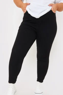 Best In The Style Adjustable Skinny Jeans Black