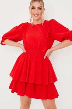 Sale In the Style Afternoon Tea Dress Red