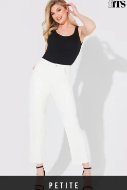 Fits Ankle Grazer Straight Leg Jean Ecru