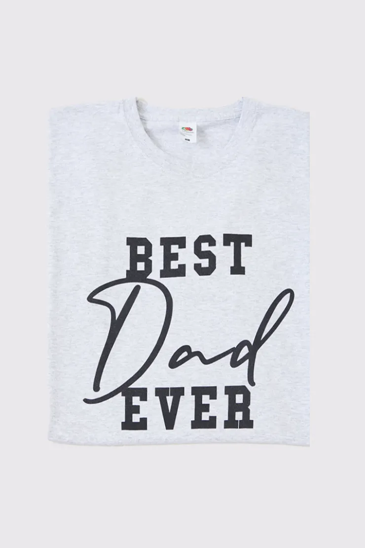In The Style Best Dad Ever T-Shirt Grey