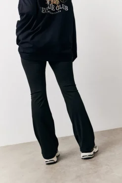 Online Fits Flare Leg High Waisted Co-Ord Yoga Trousers Black