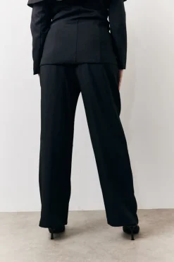 Best In the Style Tailored High Waist Trouser Black