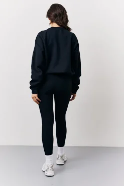 Outlet In The Style Team Bride Slogan Sweatshirt Black