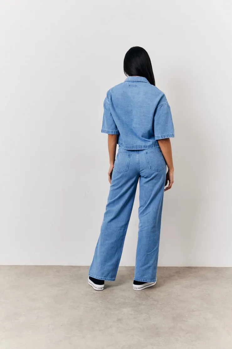 Sale In The Style Boxy Shirt Denim