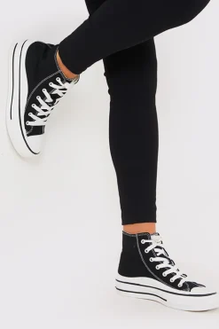 Discount In The Style Canvas High Top Trainers