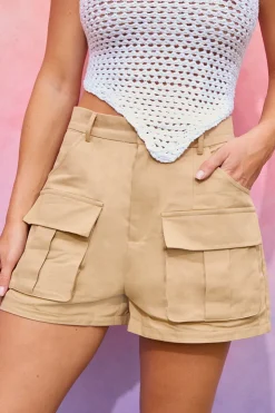 Clearance In the Style Cargo Shorts Camel