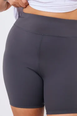 Clearance Fits Contour High Waisted Cycling Shorts Charcoal
