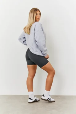 Clearance Fits Contour High Waisted Cycling Shorts Charcoal