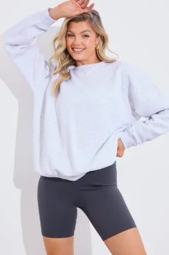 Clearance Fits Contour High Waisted Cycling Shorts Charcoal