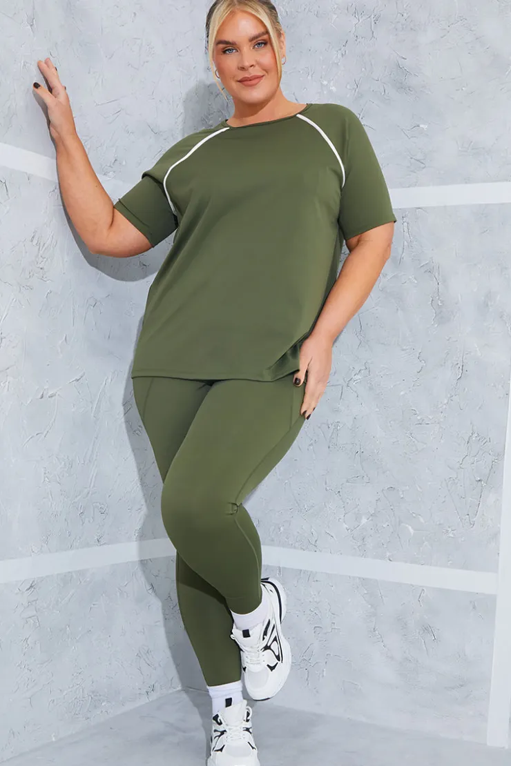 In the Style Contrast Active T-Shirt