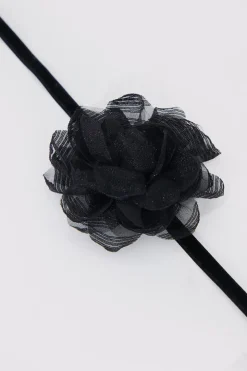 New In The Style Corsage Choker Black