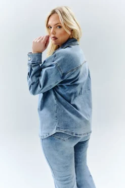 Clearance In The Style Denim Shirt Blue