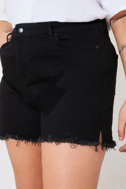 Hot Fits Denim Short Black