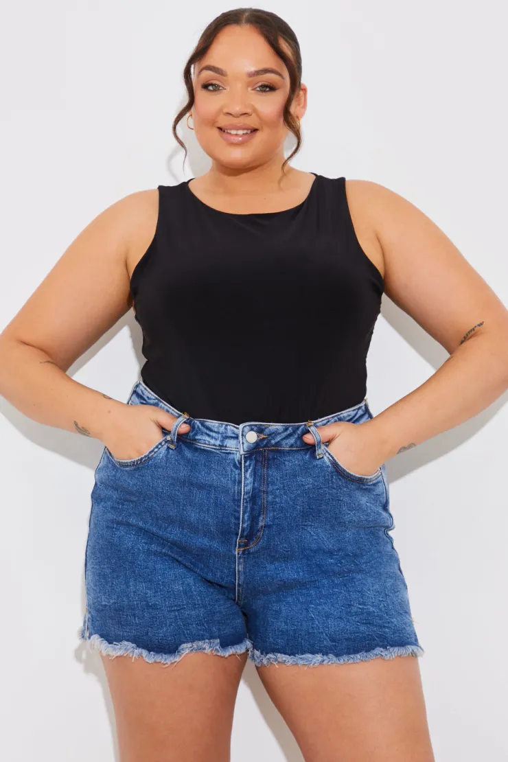Fits Denim Short Blue