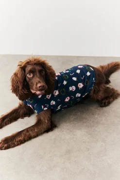 In the Style Dog Festive Print Pyjama Multi