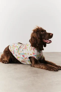 Discount In the Style Dog Noel Print Pyjama Multi
