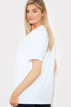 Discount Fits Embroidered Jersey Crew Neck T-Shirt