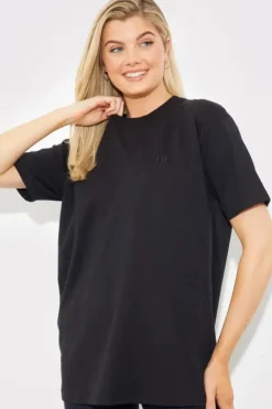 Discount Fits Embroidered Jersey Crew Neck T-Shirt