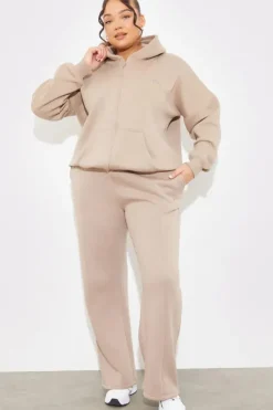 In the Style Embroidered Zip Up Jersey Jacket