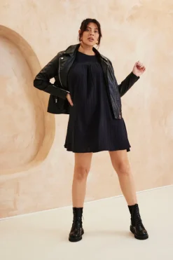 Best In the Style Faux Leather Biker Jacket
