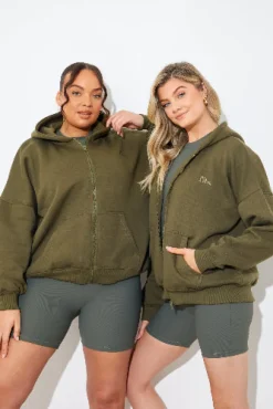 Sale In the Style FITS EMBROIDED ZIP UP JERSEY JACKET