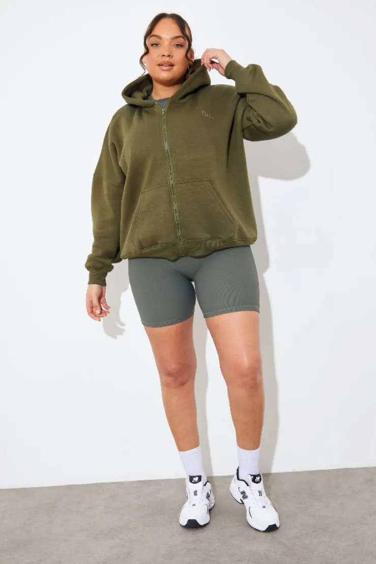 Sale In the Style FITS EMBROIDED ZIP UP JERSEY JACKET