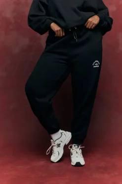 Best Fits Embroidered Co-Ord Joggers Black