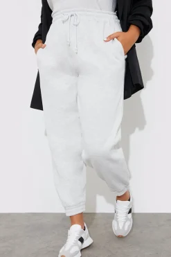 New Fits Fleeceback Cuff Oversized Joggers Grey