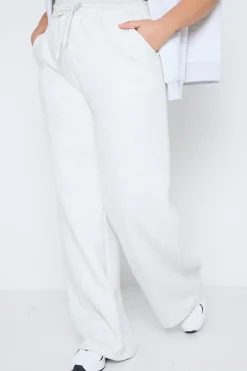 Clearance Fits Fleeceback Straight Leg Jogger Grey