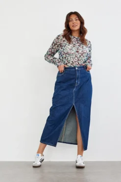 Sale In The Style Floral Mesh T-Shirt Print