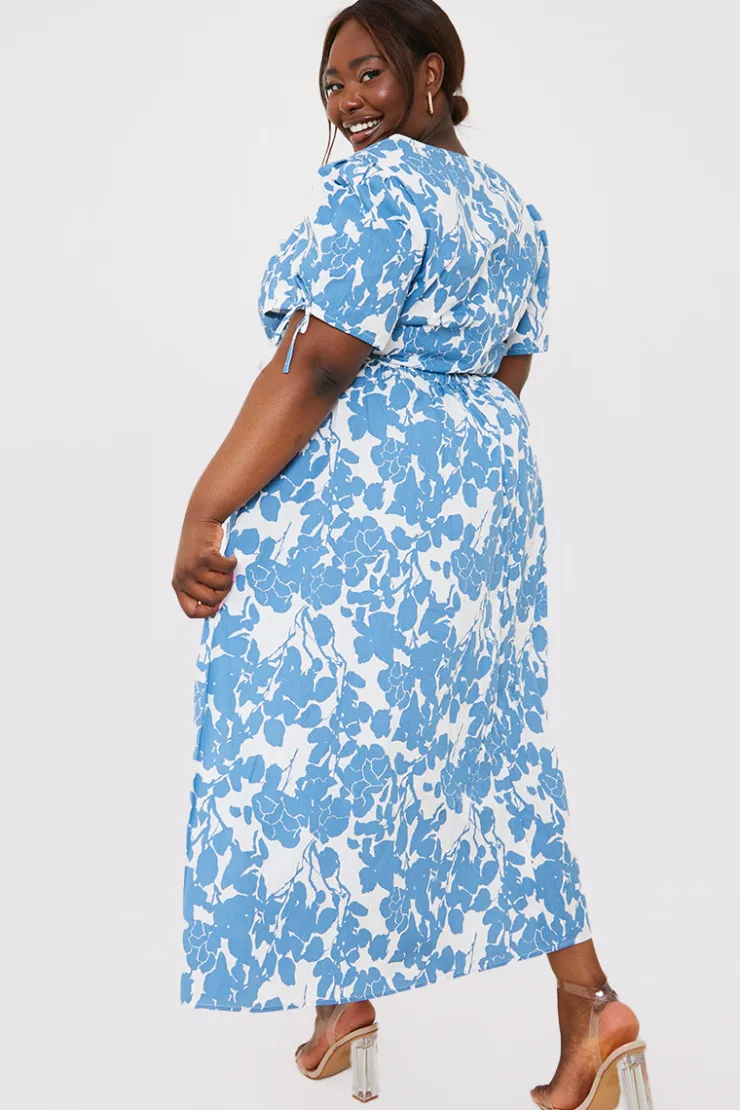 Online In the Style Floral Print Midi Skirt
