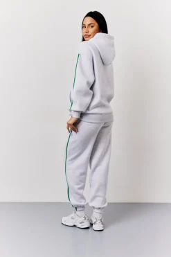 Sale Fits Marl Sport Bubble Print Co-Ord Hoodie Grey