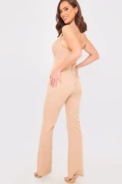 New Court By A Feather Halterneck Tailored Jumpsuit Black