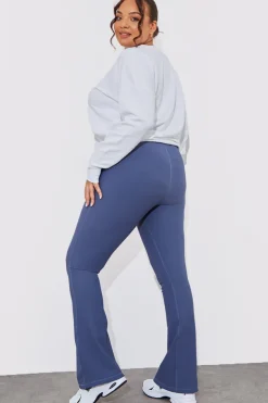 Outlet Fits High Waist Kick Flare Rib Trouser