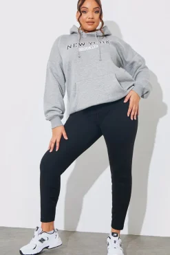 Best Fits High Waisted Fleece Lined Legging Black