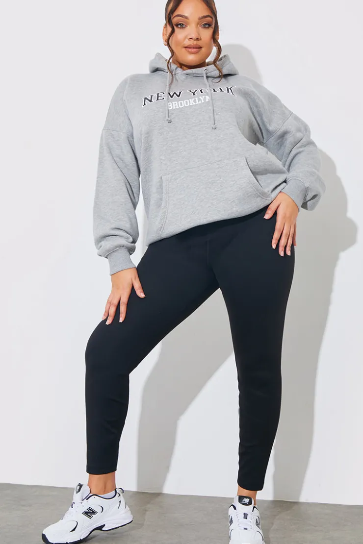 Best Fits High Waisted Fleece Lined Legging Black