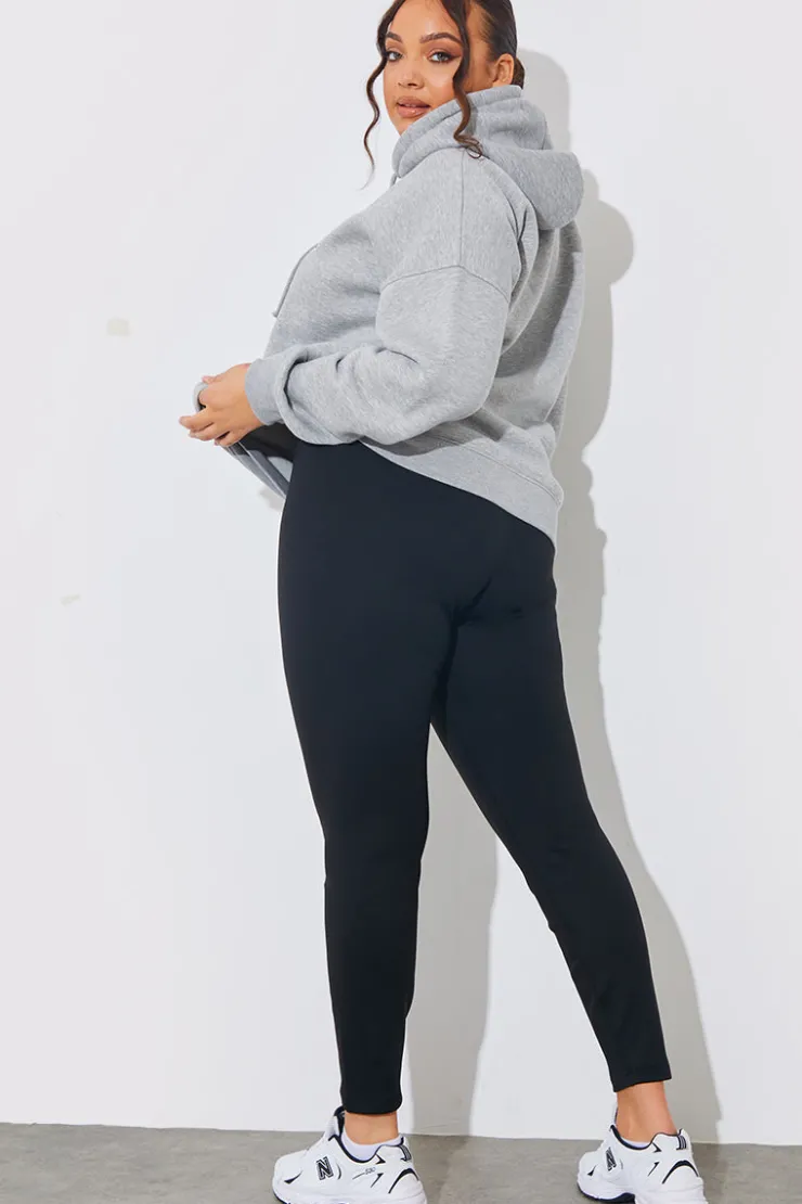 Best Fits High Waisted Fleece Lined Legging Black