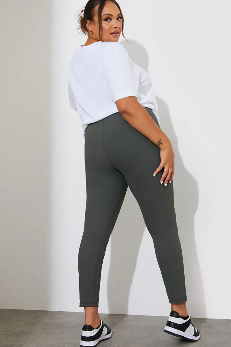 Hot Fits High Waisted Sculpt and Control Ribbed Leggings
