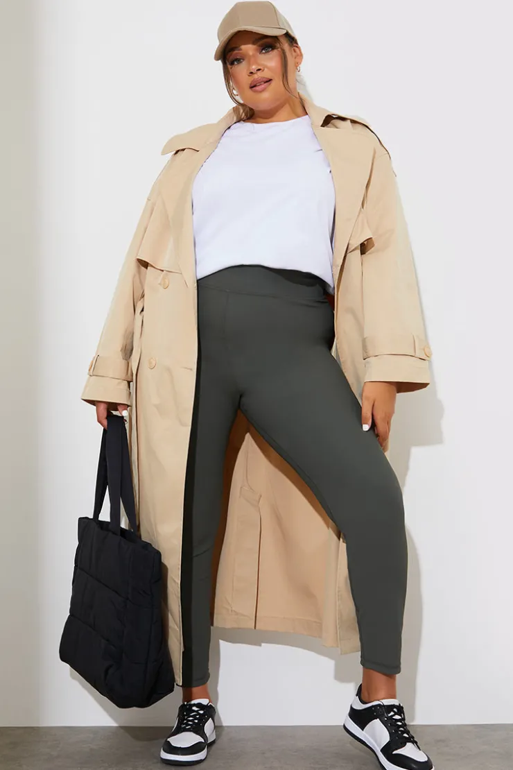 Hot Fits High Waisted Sculpt and Control Ribbed Leggings