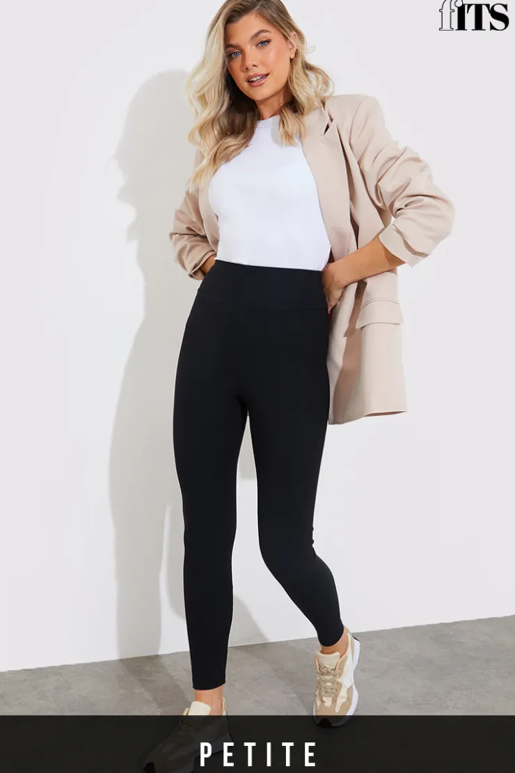 Hot Fits High Waisted Sculpt and Control Ribbed Leggings