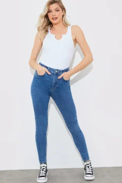 Outlet Fits High Waisted Skinny Jeans