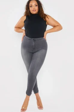 New In the Style High Waisted Stretch Jegging Jeans
