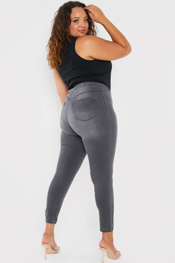 New In the Style High Waisted Stretch Jegging Jeans