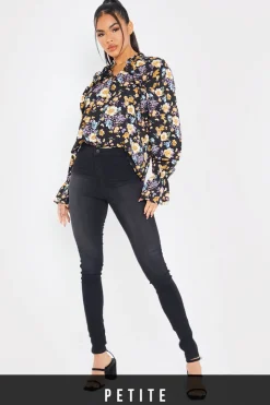 New In the Style High Waisted Stretch Jegging Jeans