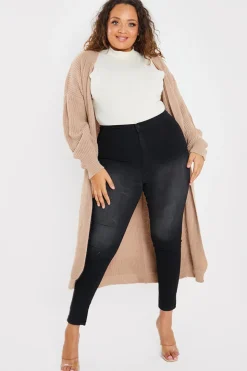 New In the Style High Waisted Stretch Jegging Jeans
