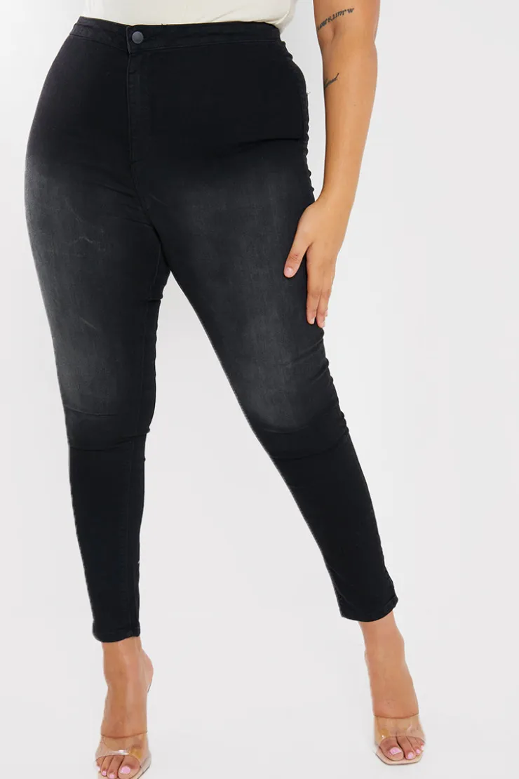 New In the Style High Waisted Stretch Jegging Jeans