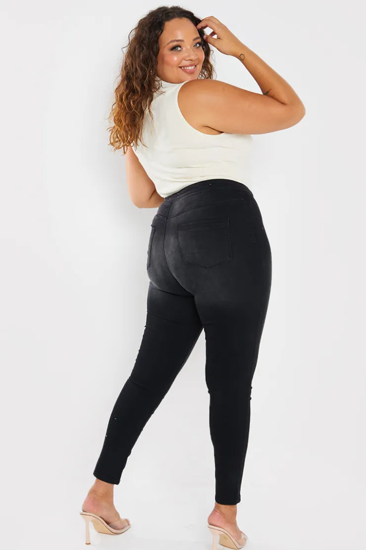 New In the Style High Waisted Stretch Jegging Jeans