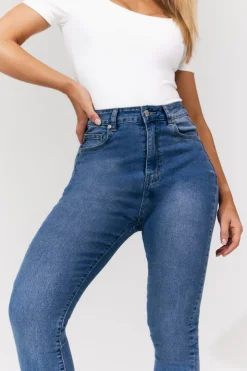 Online In The Style Isobelle Skinny Jean Midblue