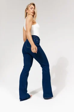 Clearance In The Style Ivy Kickflare Jeans Indigo